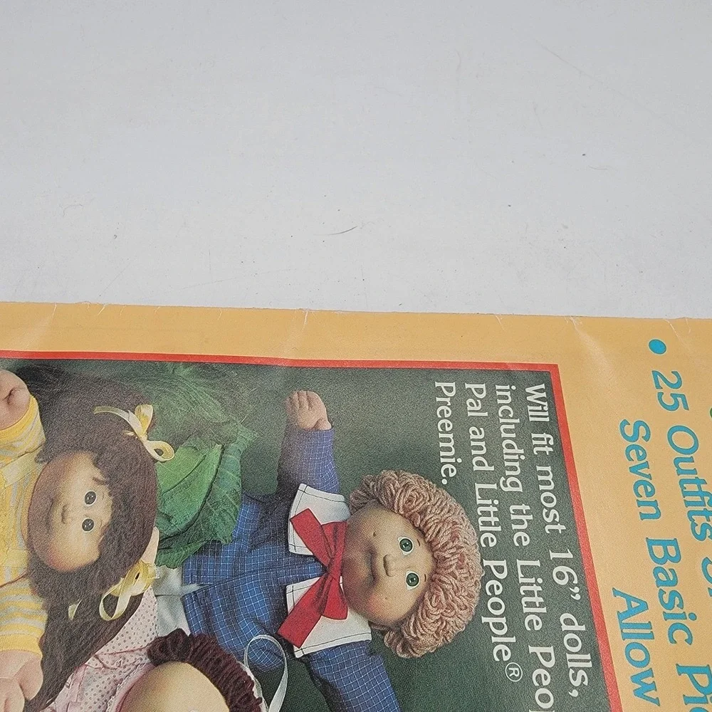 Xavier Roberts Designer Clothes From The Cabbage Patch Pattern Booklet 7686 Good
